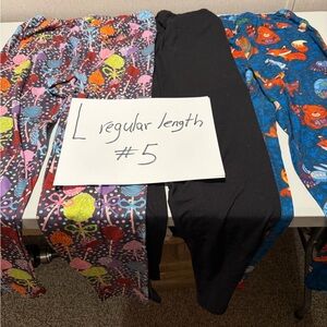 Colorful Patterned Leggings Set